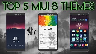 Top 5 MIUI 8 Themes | April 2017 | Android Oreo Theme screenshot 1