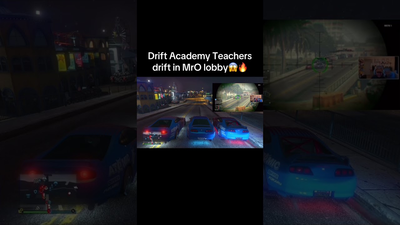 Drift academy teachers drift in MrO lobby 🔥😱 #jimtootrim #gta #fthcutups #gtaonline #fthjayyo