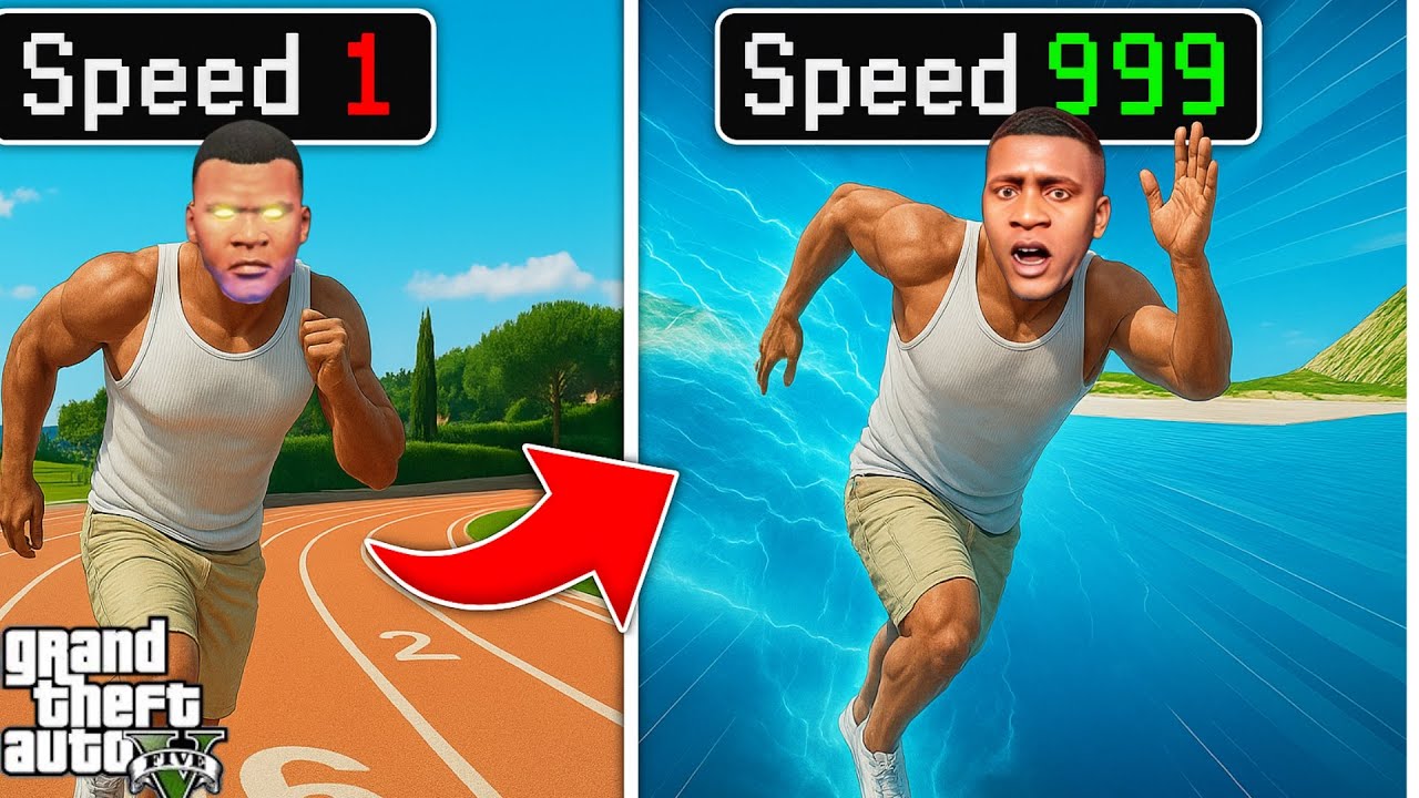 GTA 5 : Franklin Upgrading To be The FASTEST Man In GTA 5 ! (GTA 5 Mods)