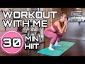 30 MINUTE HIIT WORKOUT - NO EQUIPMENT. workout with me!