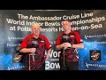 Open pairs winners @WorldBowlsTour  @AmbassadorCruiseLine @pottersresorts 