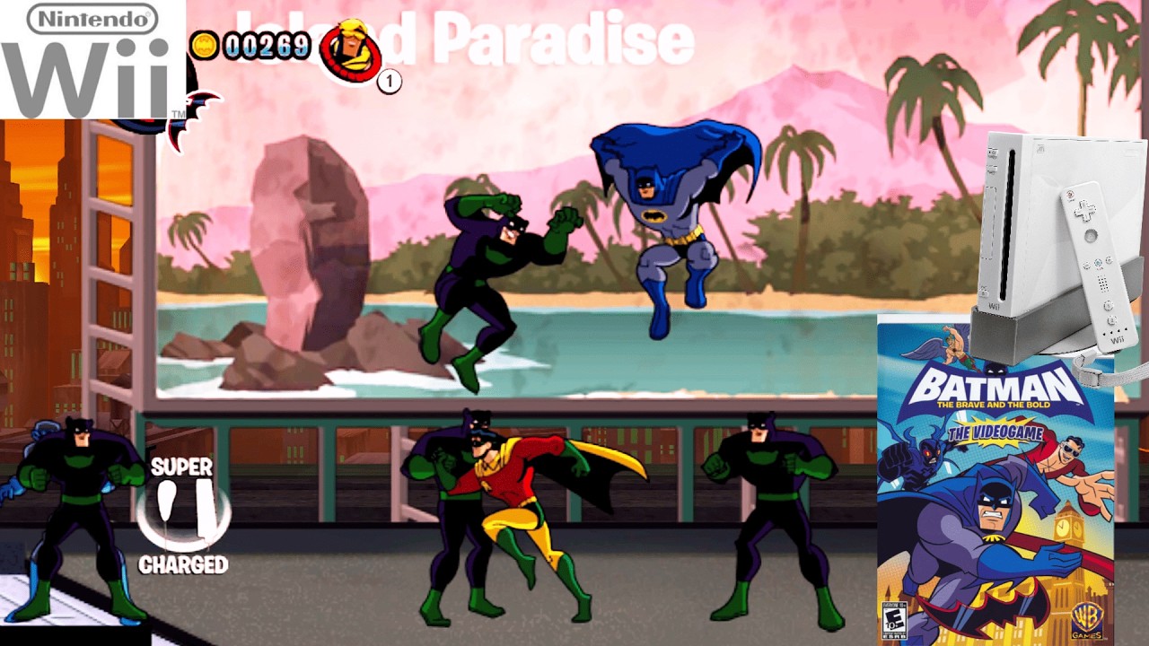 Batman: The Brave and the Bold - The Videogame (2010) Nintendo Wii Gameplay in HD