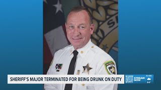 Hillsborough County Sheriff's Office terminates a major for being drunk on duty