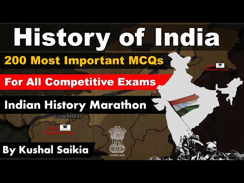 HISTORY OF INDIA In Assamese | ভাৰতৰ ইতিহাস অসমীয়াত | Top 200 MCQs #assamcompetitiveexam