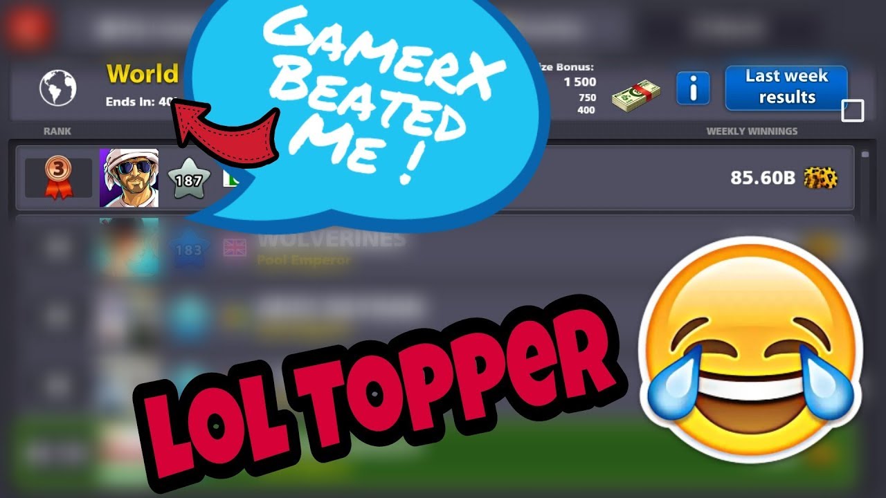 LOL WORLD TOPPER - 8 Ball Pool .