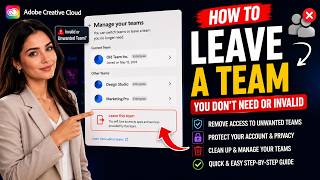 How to Leave an Adobe Creative Cloud Team You Don’t Need (Remove Invalid Teams)