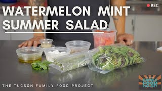 Watermelon Mint Summer Salad