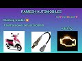 SCOOTY PEPT BS6 NEW MODEL | STARTING TROUBLE | RAMESH AUTOMOBILE