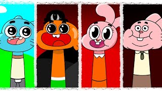 My Sprunki Ocgumball Watterson,Darwin Watterson,Anais Watterson,Richard Watterson