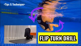 ENG Flip Turn Drill Quick Turn How to Flip Turn Swimming Turn