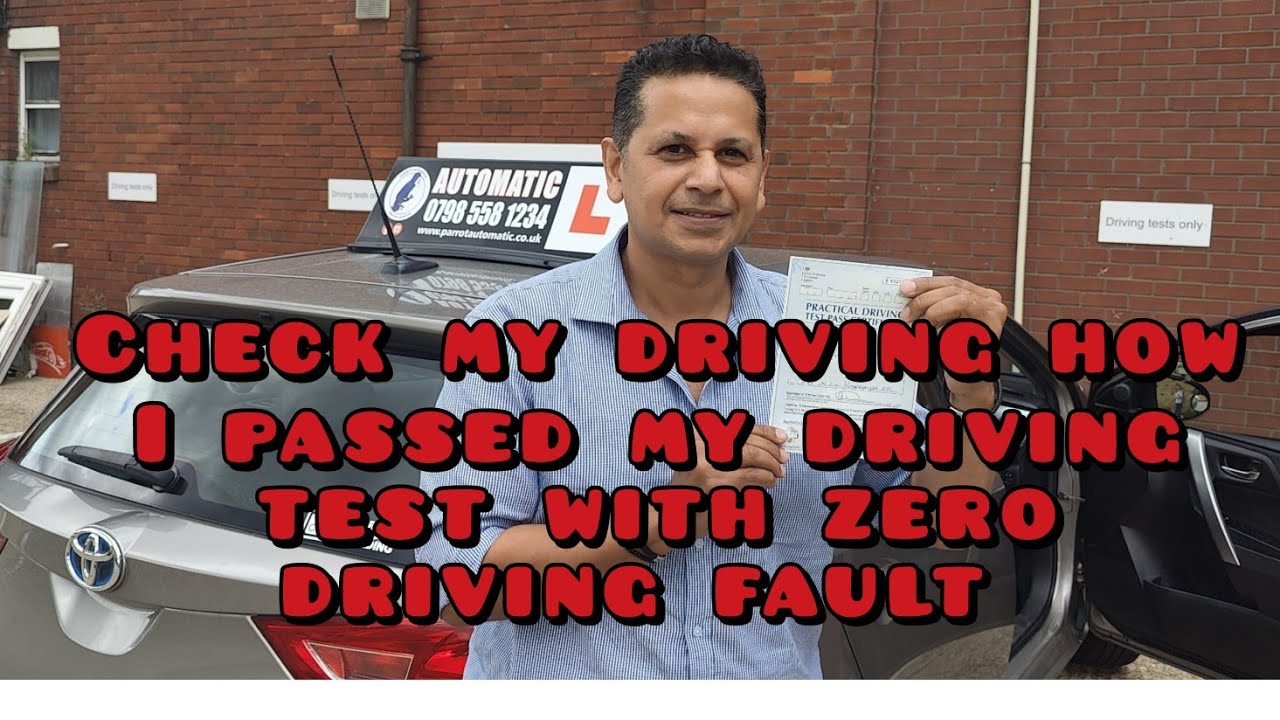Goodmayes test route 3:29pm | Learner passed his driving test with zero ...