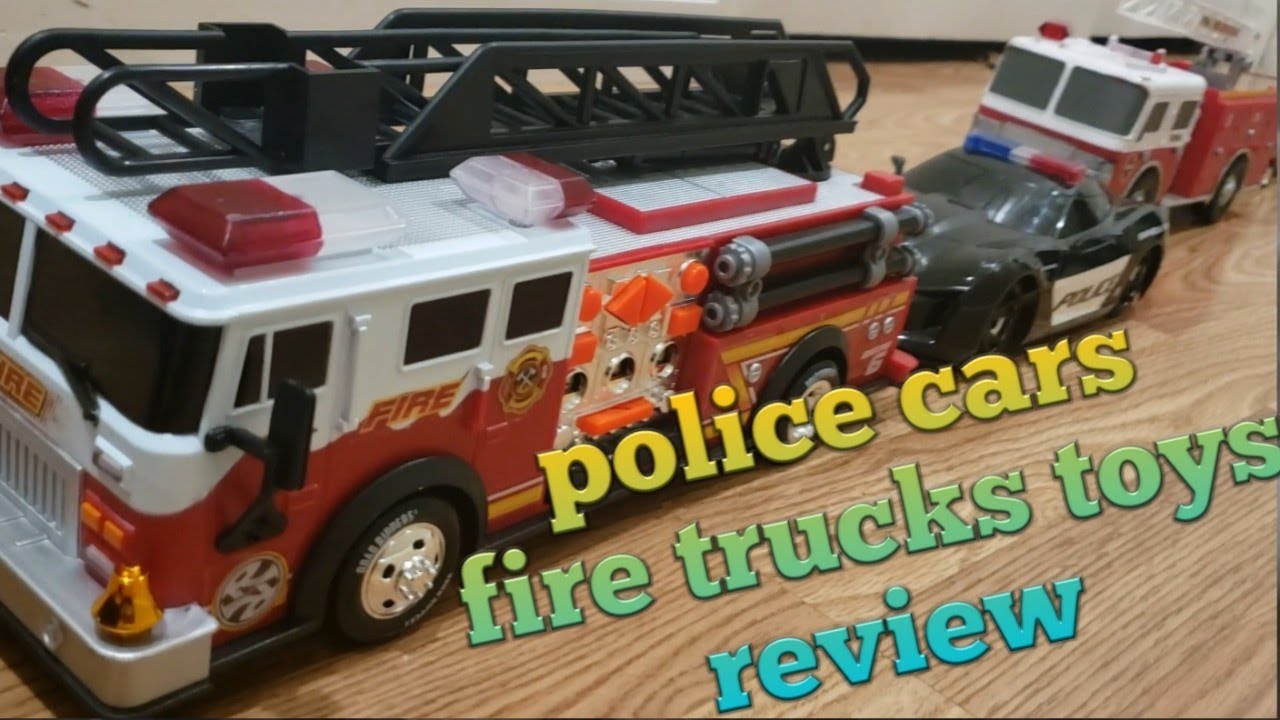 Police cars and fire trucks ( vehicles part 2) YouTube