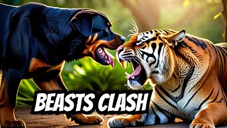 Battle of the Beasts  Rottweiler vs Tiger | FactoPia by Factopia 4 views 2 months ago 6 minutes, 48 seconds