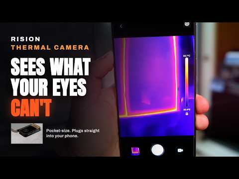 This $139 Camera Sees What Your Eyes Can't (RISION Magic Thermal Camera)