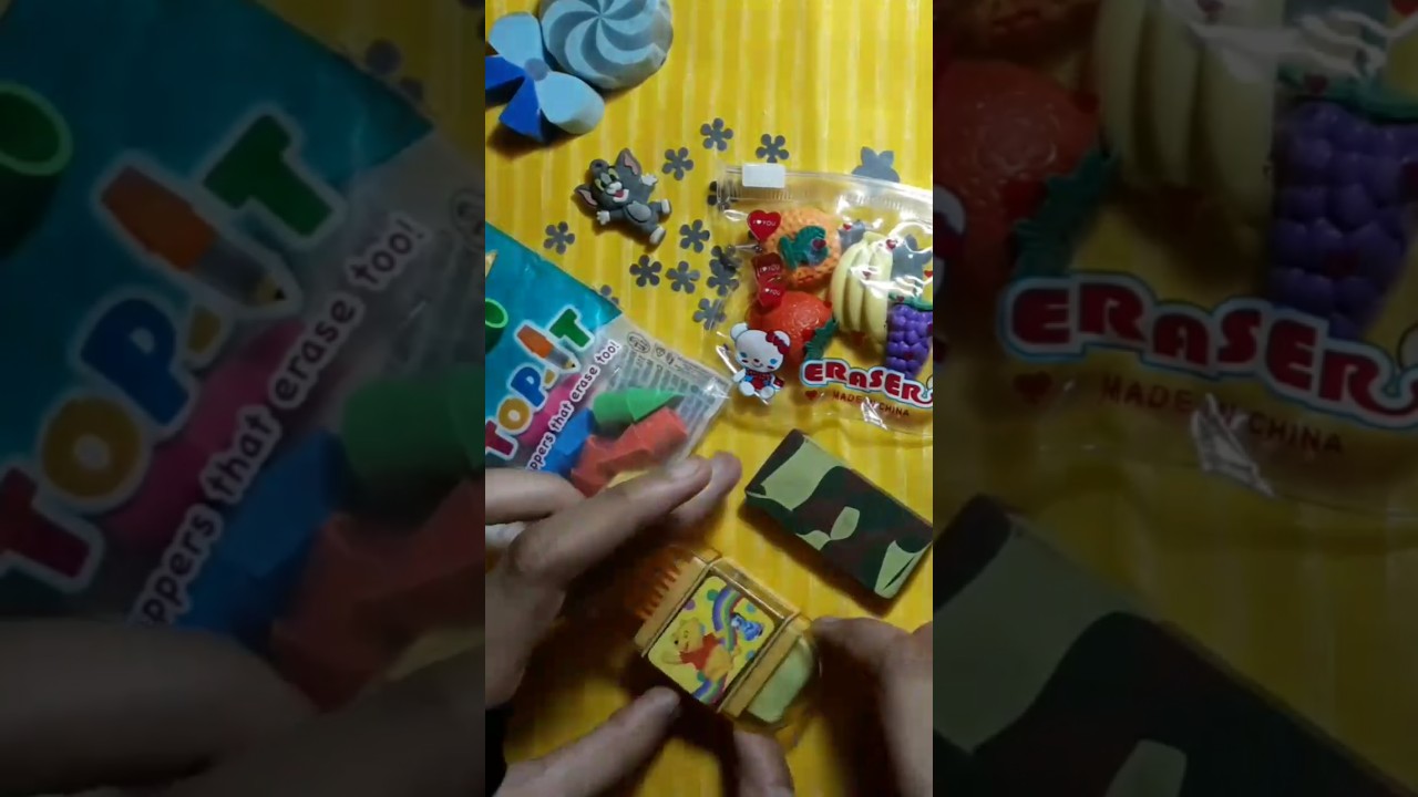 cute erasers 