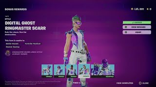 How to Unlock Digital Ghost Ringmaster Scarr in Fortnite | Battle Pass Bonus Rewards Page 6