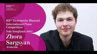 Zhora Sargsyan - Solo Semifinals - 2021 Ferruccio Busoni International Piano Competition