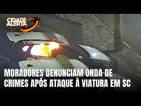 Destruição de viatura amplia preocupação com criminalidade em Bombinhas