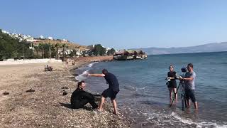 #aylanbaby Aylan Baby sinema filmi çekiminden kareler Berna ANT ROL (GAZETECI BASIN )PART 1