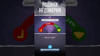 Почему в России не доверяют? #россия #недоверие #страны