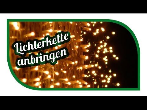 LED Lichterkette anbringen | clever montieren an der Regenrinne | Weihnachtsdeko