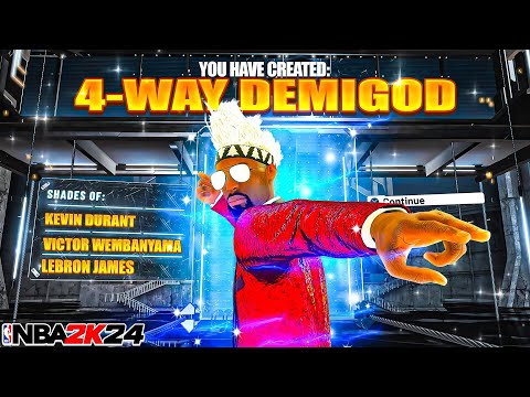 BEST ALL AROUND ISO BUILD in NBA 2K24! *GAME-CHANGING* 4 WAY DEMIGOD! Best Badges + Best Build 2K24!