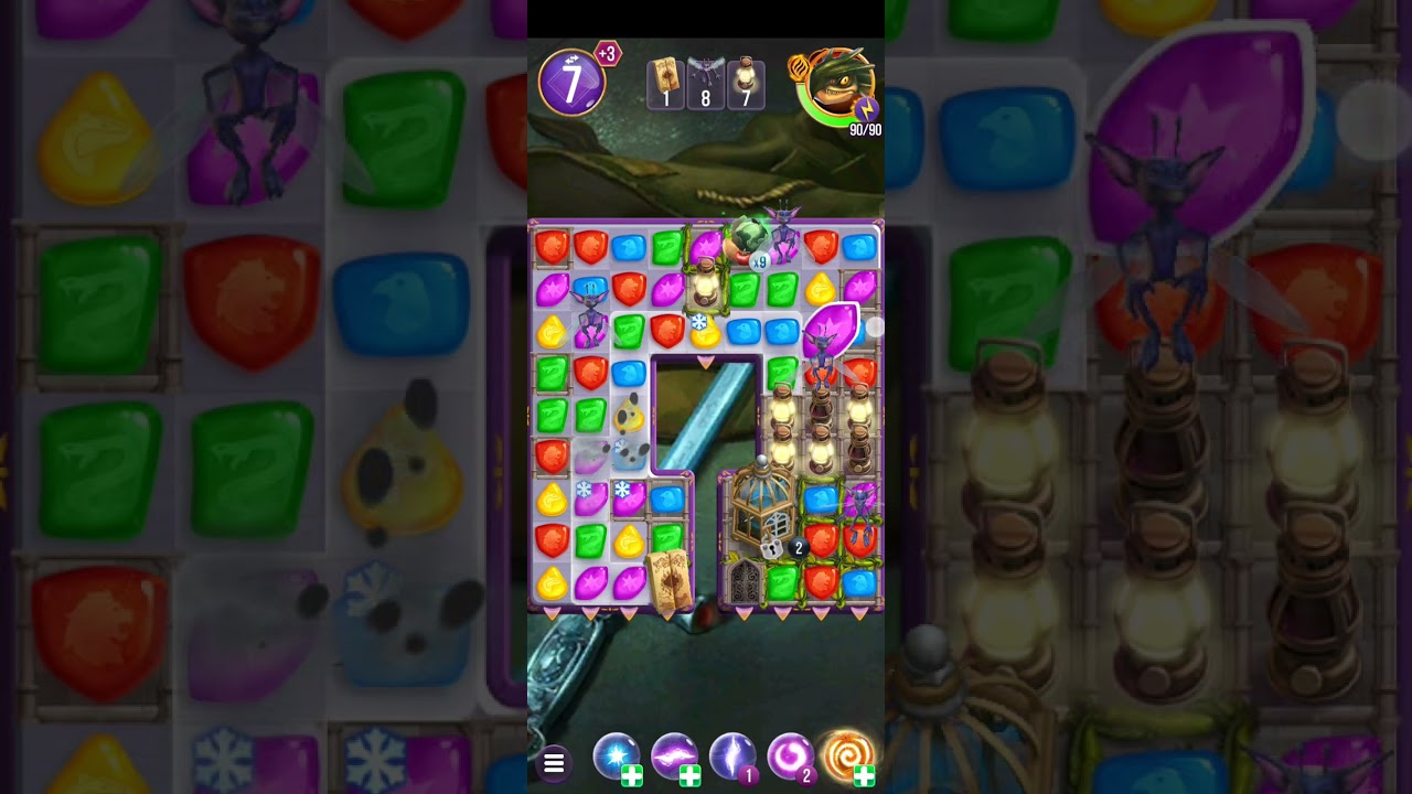 Harry Potter: Puzzles & Spells level 1886 no boosters
