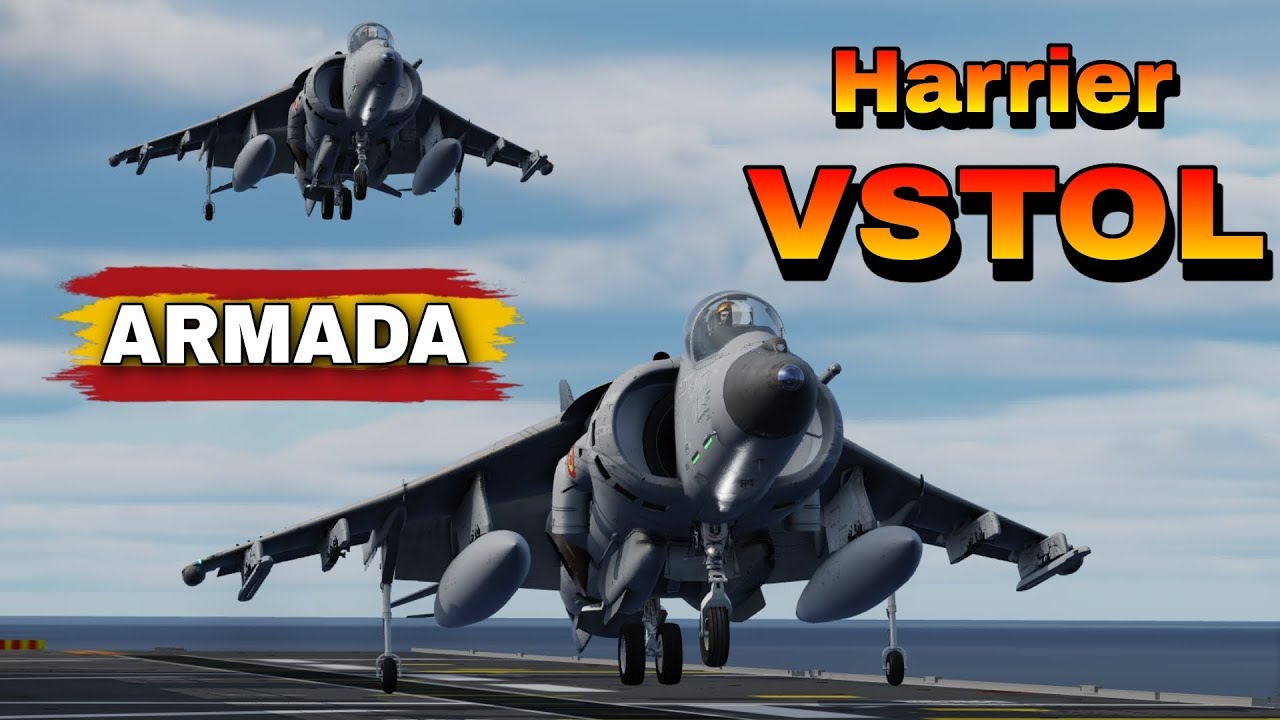 ENCENDIDO Y DESPEGUE VERTICAL - AV-8B HARRIER - DCS WOLRD (TUTORIAL BÁSICO)