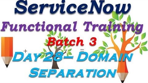 Batch3 :: Day 28 || Domain Separation || ServiceNow Functional Training #Shorts #Short