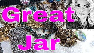 Jewelry Jar Unboxing Let's Open A Big Mystery GRAB BAG Jewels