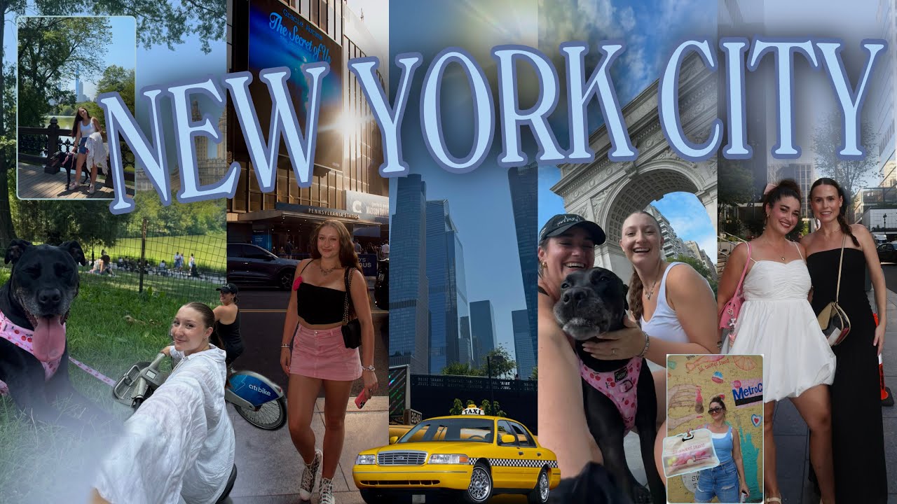 OUR NYC TRIP 🗽 Gracie + Role Model at MSG, Central Park, Brooklyn Flea, citi bikes + moreee ❤️