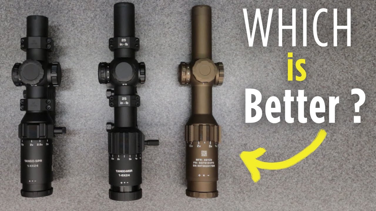 SIG Sauer LPVO Optic - SPR vs MSR vs Tango6T (Rifle Scope 