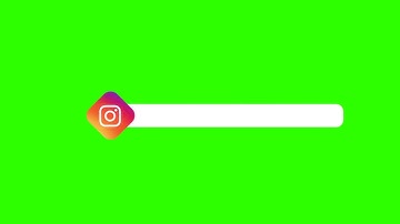 Instagram bell icon intro green screen without text
