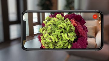 High-end real- time AR application: Rhinovirus AR model