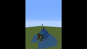 Making Fortnite Battle Bus In Minecraft #shorts