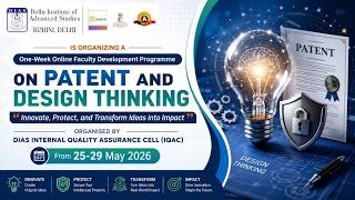 FDP Day 5 on Patent and Design Thinking | DIAS Rohini