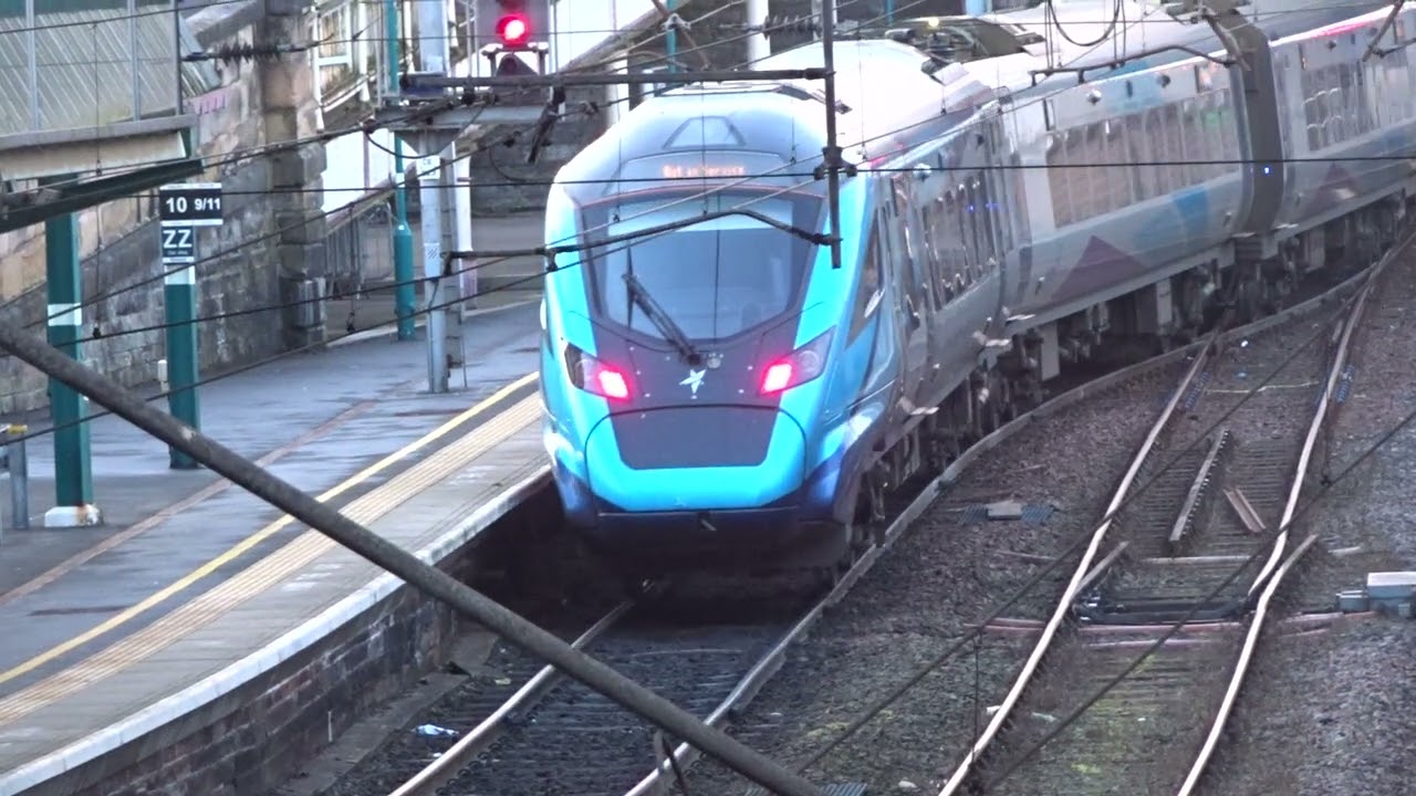 The Class 397 'Civity' TransPennine Express (Nova 2) was leaves from Platform Three at Carlisle.