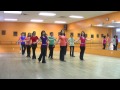 Rock paper scissors  line dance dance  teach in english  