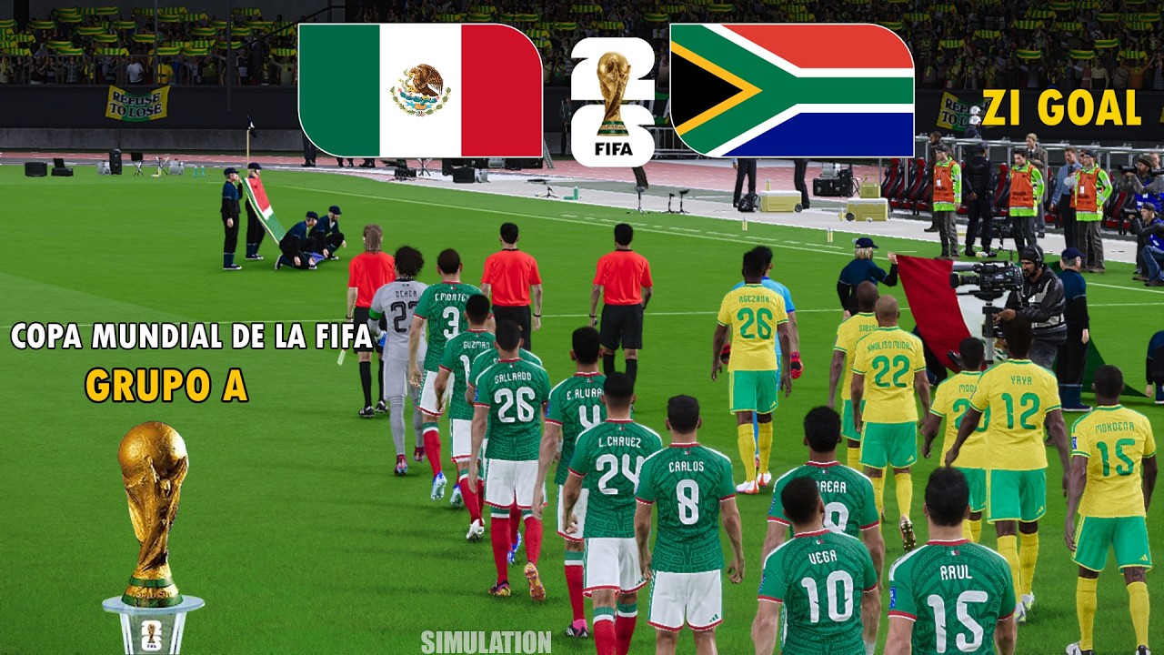 MÉXICO vs SUDÁFRICA | Grupo A Copa Mundial de la FIFA 2026 - Simulación de partido completo PES 21