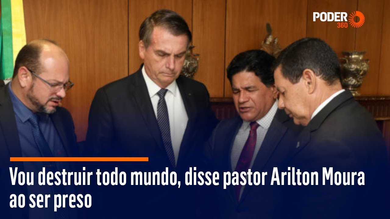 Vou destruir todo mundo, disse pastor Arilton Moura ao ser preso