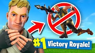 Fortnite But You're *NOT* Allowed to JUMP Fortnite: Battle Royale (Challenge)