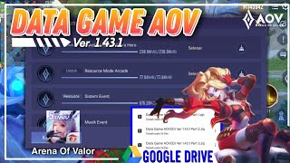 Data Game AOV Ver 1.43.1 Patch Map 4.0 & AOV x DC Harley Quinn Via Google Drive - Arena Of Valor screenshot 3