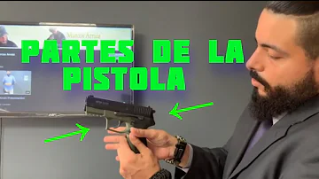 ¿Cómo se llaman las piezas de la pistola?