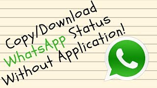 How to Copy/Download Your Friends WhatsApp Status Without Application [Urdu/Hindi] screenshot 4