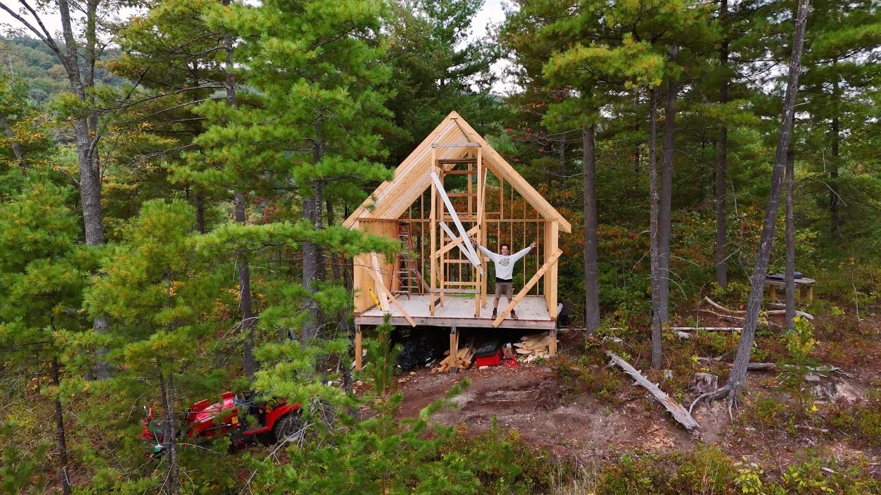 Slow and Steady - Building an Off Grid Cabin in the Mountains Ep.22 ...