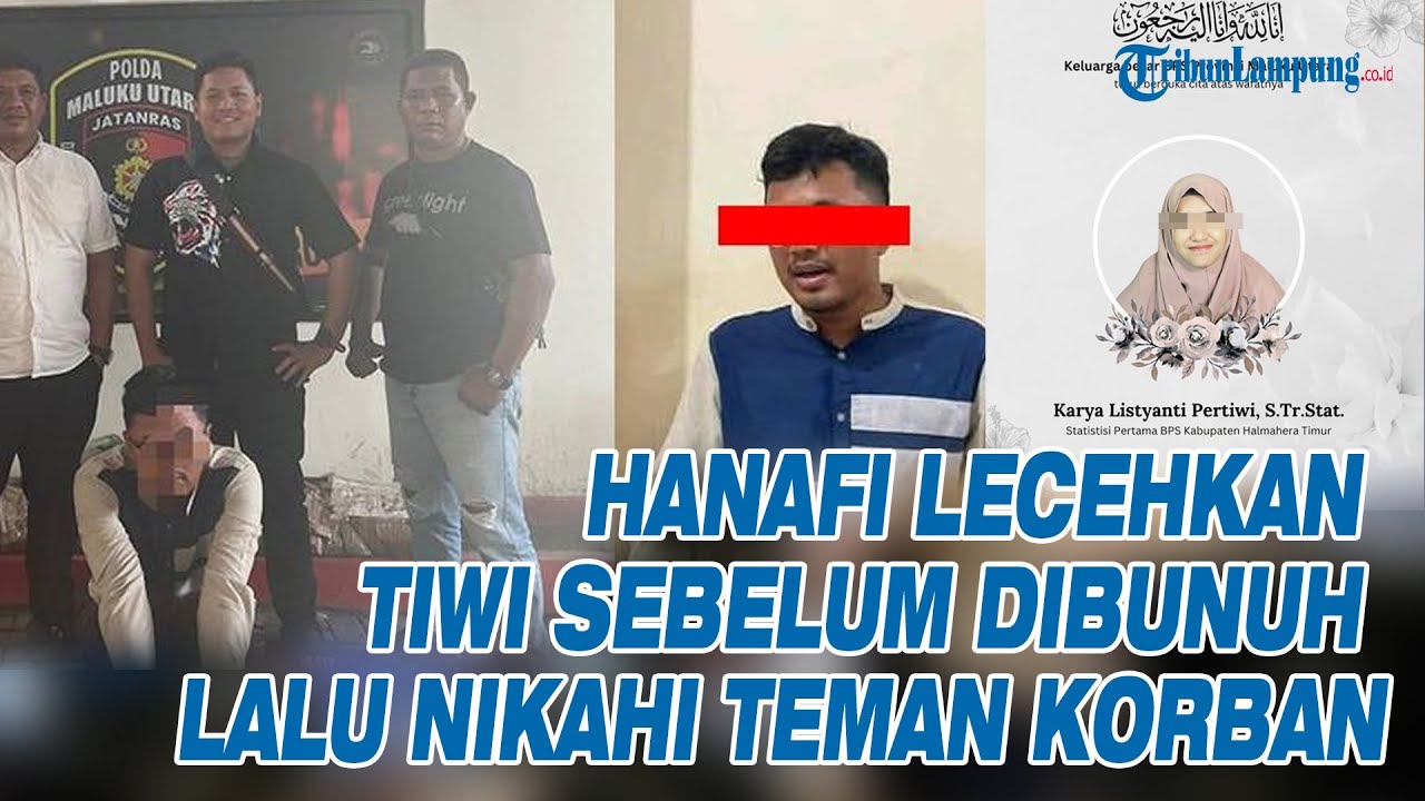 Pembunuhan Pegawai BPS, Hanafi Lecehkan Tiwi Sebelum Dibunuh lalu Nikahi Teman Korban