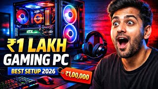 ₹1 Lakh Gaming Setup 🔥 Is It REALLY Worth It? | Beast Gaming PC 😱 !