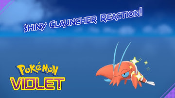 Shiny Clauncher Reaction! Pokemon Scarlet/Violet Stream Highlight