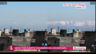 itv's lorraine show promoting photoshopped science doc 'The Year Earth Changed'