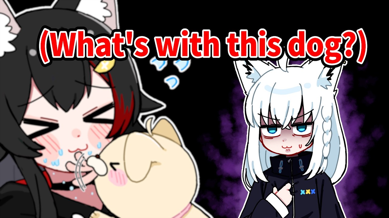 Fubuki gets jealous of Miko's dog【Hololive AnimationClip/ENG sub】